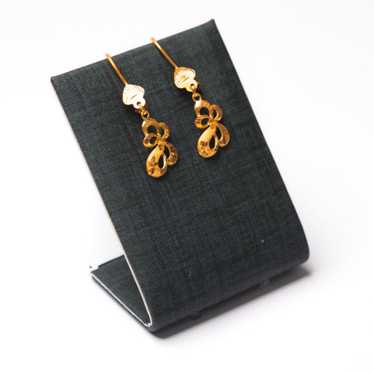 Kid's Simple Earrings (D2) - Silver 925 & Gold Plated