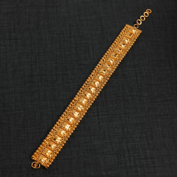 1 Line Patta Bracelet (D3) - Silver 925 & Gold Plated