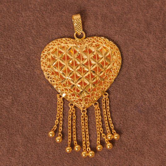 Heart Pendant - Silver 925 & Gold Plated