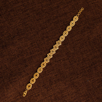 Casting Bracelet (D24) - Silver 925 & Gold Plated