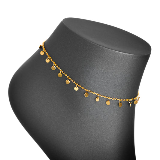 Anklet (D2) - Silver 925 & Gold Plated