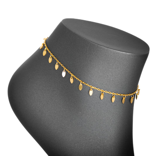 Anklet (D5) - Silver 925 & Gold Plated