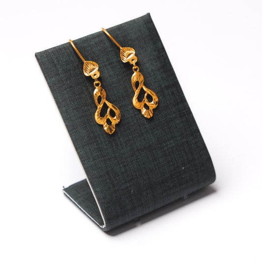 Kid's Simple Earrings (D1) - Silver 925 & Gold Plated