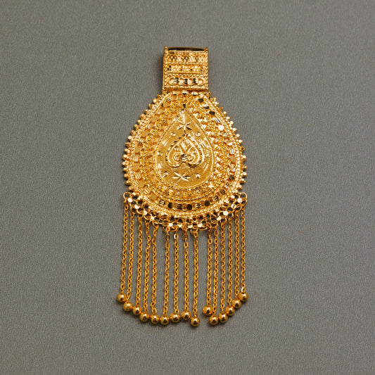 Drop Traditional Pendant (2) - Silver 925 & Gold Plated