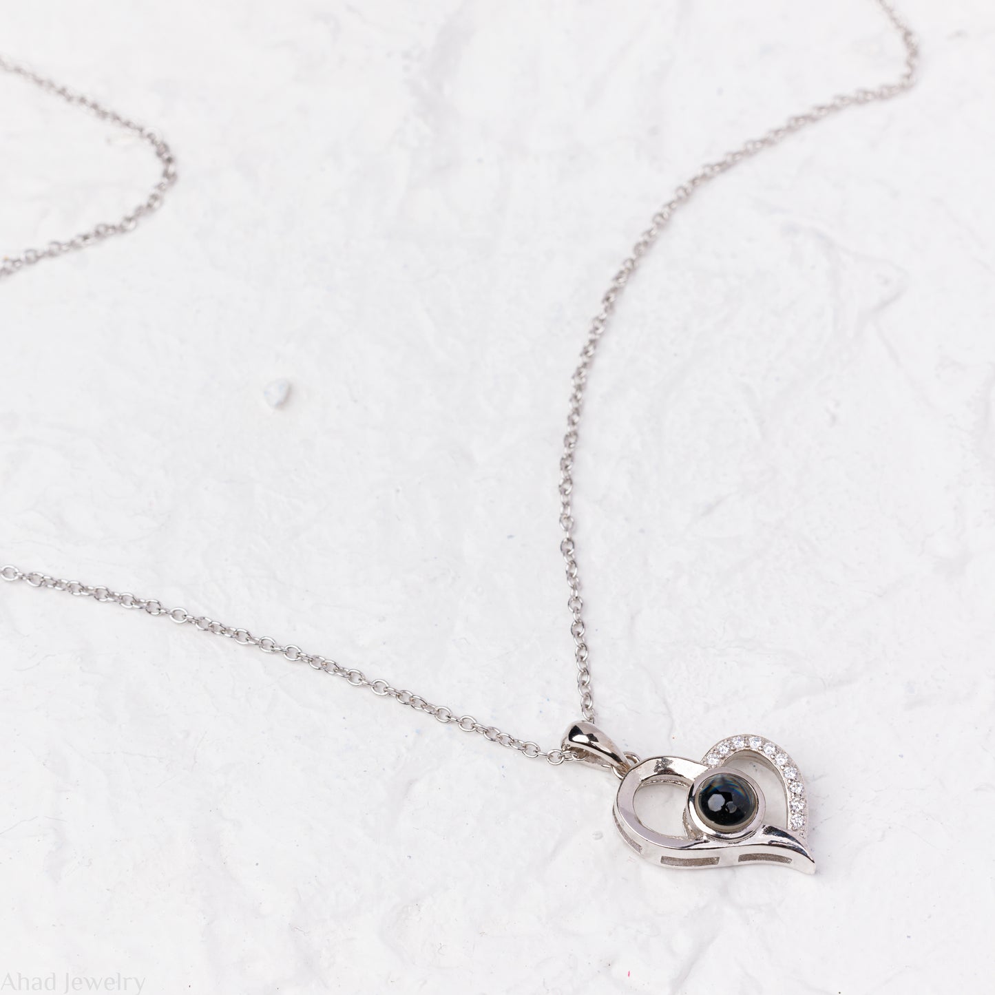 Zircon Pendant & Chain | Silver 925