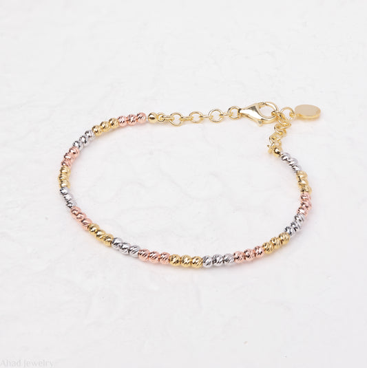 One Line Cuff Bracelet | Silver 925 | Gold Plated