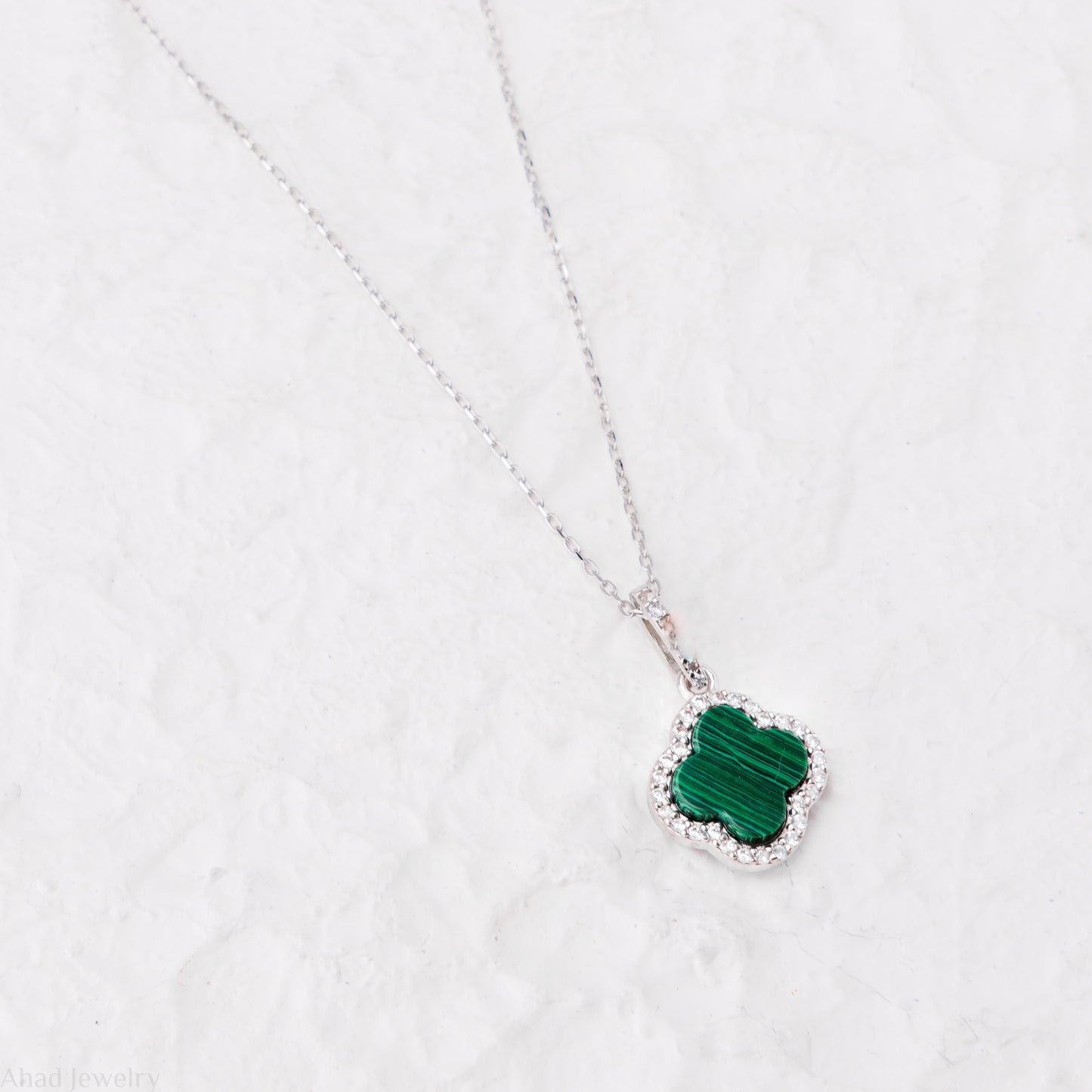 Black & Green Van Cleef Pendant | Silver 925