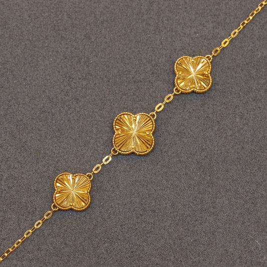 Van Cleef Bracelet (Design 2) - Silver 925 & Gold Plated