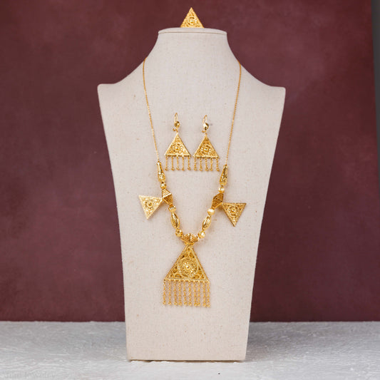 Traditional Moria (Triangle 2) - Silver 925 & Gold Plated